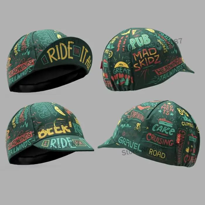 Chapeau de cyclisme drôle casquette de vélo de route été respirant coloré couvre-chef