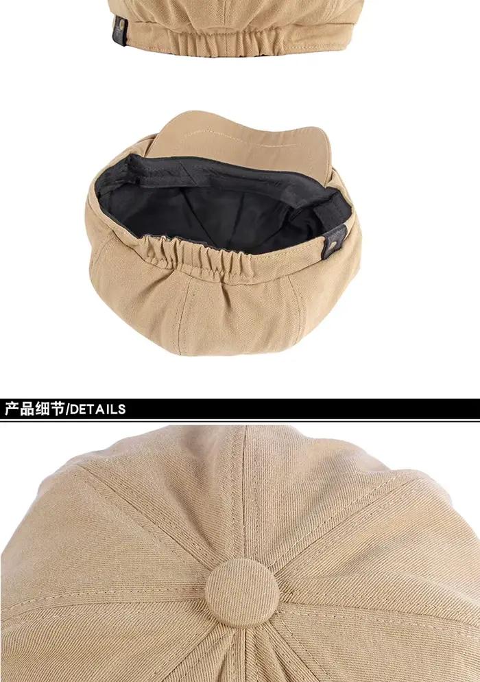 Chapeau de journal octogonal pour hommes