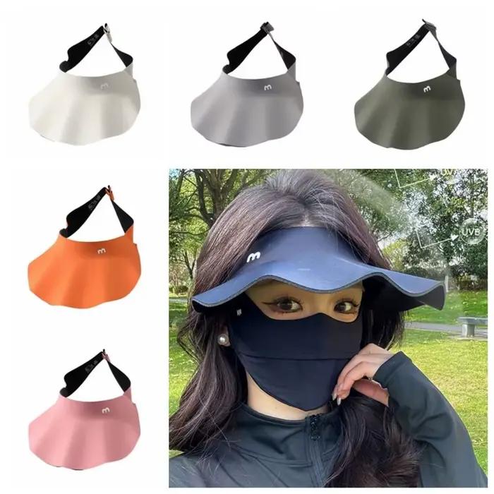 Chapeau de soleil pliable anti-UV à large bord