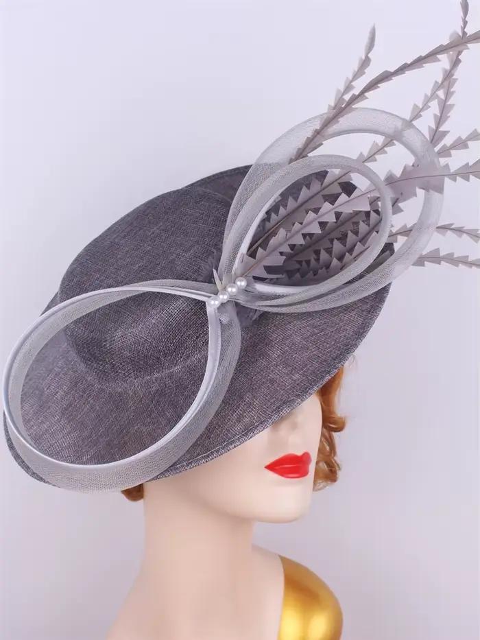Rose cheveux Fascinator pilulier casquette femmes événement formel Derby casque dames Eleagnt Mariage chapellerie