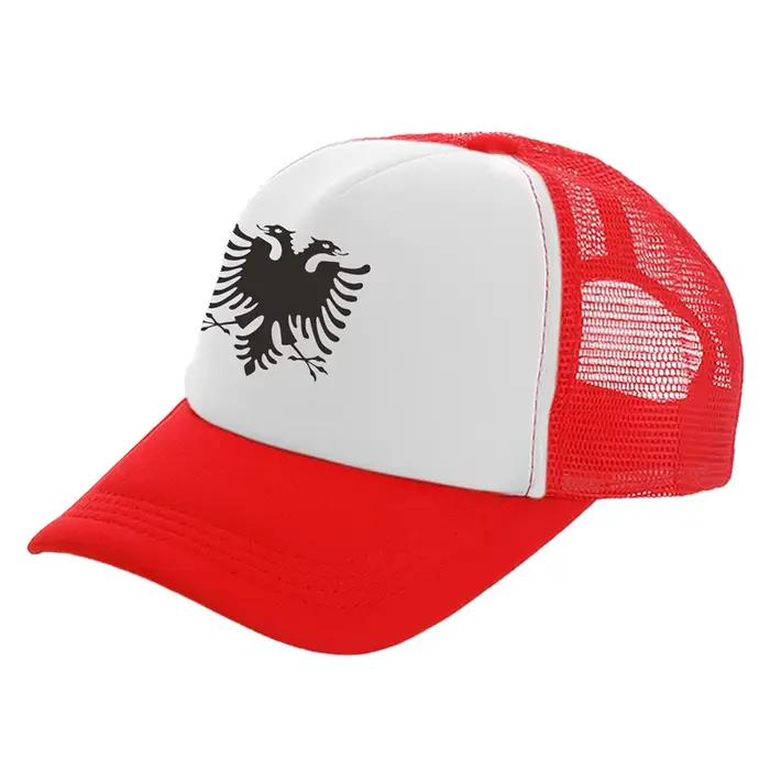 Casquette de camionneur aigle d'albanie pour hommes