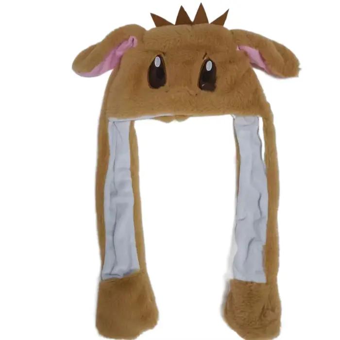Bonnet Umbreon Gengar Eevee Snorlax avec oreilles mobiles – Casquette décontractée à l'effigie d'animaux – Cadeau idéal
