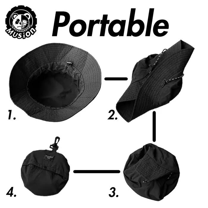 Chapeau de Pluie Imperméable DLBVUL Chapeau de Seau à Large Bord pour Activités Extérieures Plage Pêche Safari Protection UV Haute Qualité Polyester Bleu Royal Blanc Vert Armée Noir
