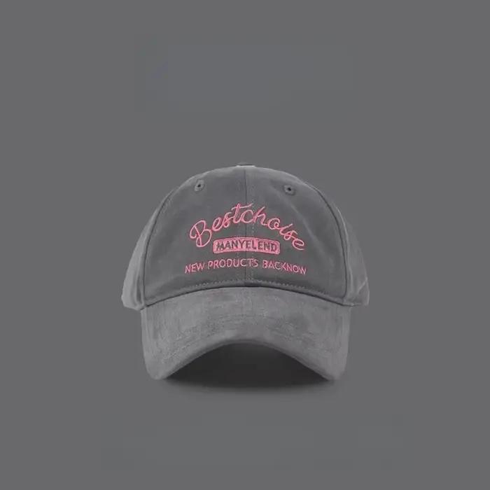 Casquette de baseball vintage pour femme - Visage amincissant couronne douce réglable Snapback années 90 rétro chapeau de soleil mode d'été style unisexe