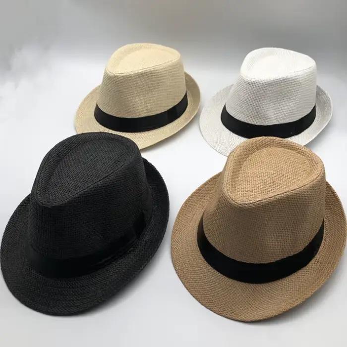 Chapeau vintage Havane fait à la main Casquettes Panama classiques Chapeaux de soleil unisexes