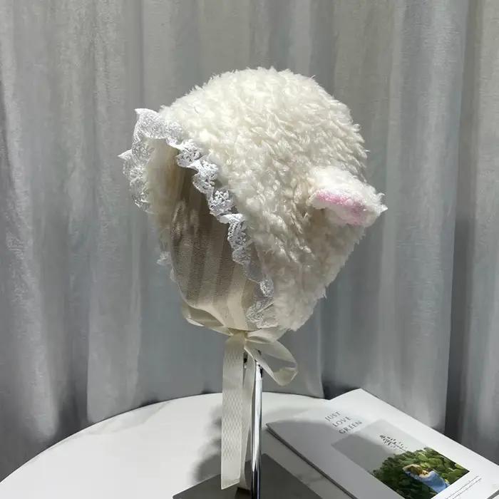 Chapeau décoratif d'oreille de mouton pour femmes