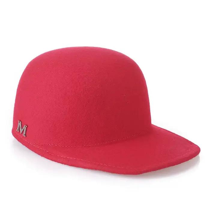 Casquette de baseball en laine pour hommes et femmes