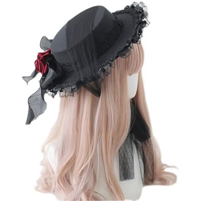 Chapeau plat Lolita assorti avec tout
