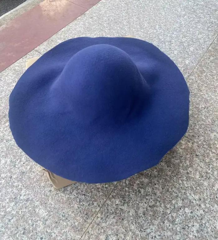 Homme femmes Cloche seau feutre chapeau automne hiver laine