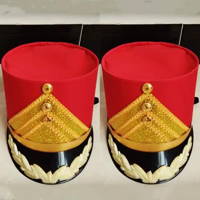 Chapeau haut-de-forme rouge pour enfants et adultes