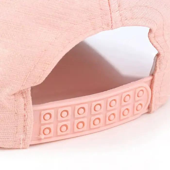 Casquette de luxe mercerisée ventilée avec anneau en métal pour homme et femme style sport protection solaire réglable quatre saisons sport