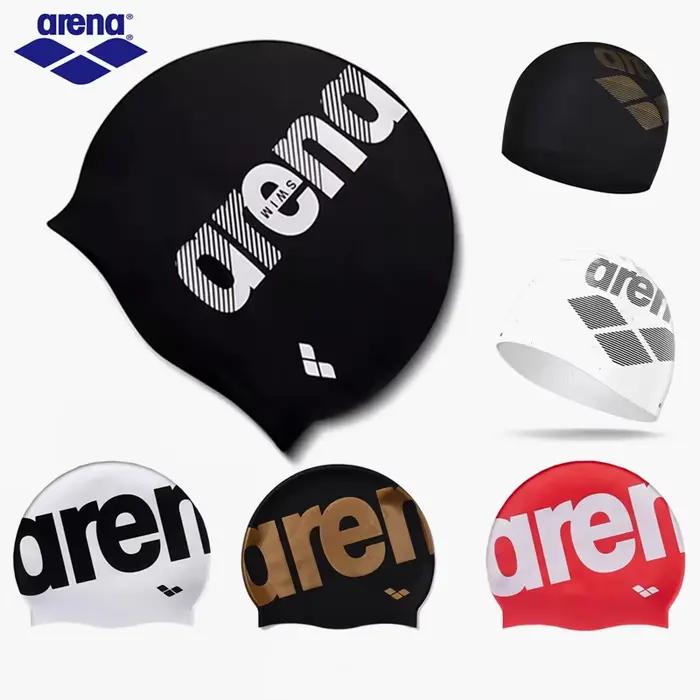 Bonnet de bain Arena en silicone pour hommes et femmes
