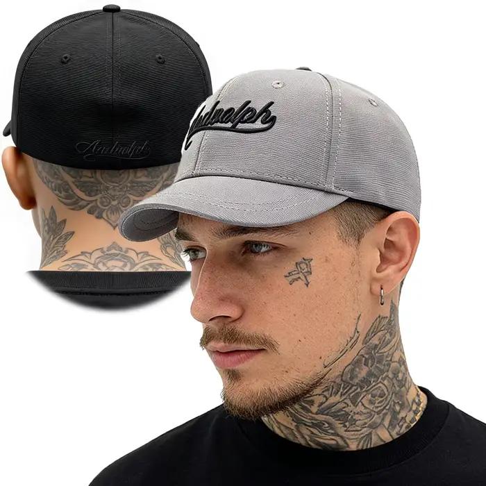 Nouvelles casquettes ajustées à visière courte et dos fermé