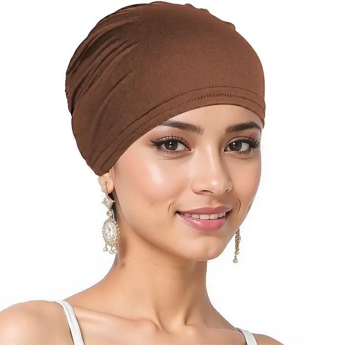 Chapeau de chimio solide pour femmes