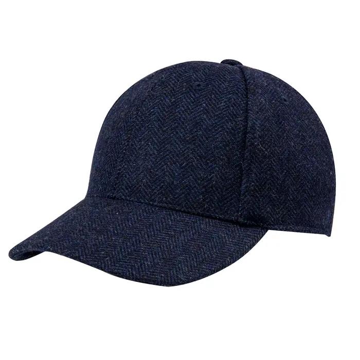 Botvela – casquette de Baseball en Tweed à chevrons pour hommes