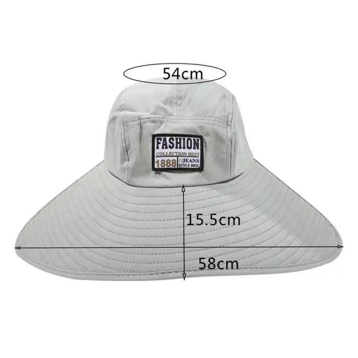 Chapeau de soleil protection UV respirant à large bord pour femmes tendance voyage occasionnels