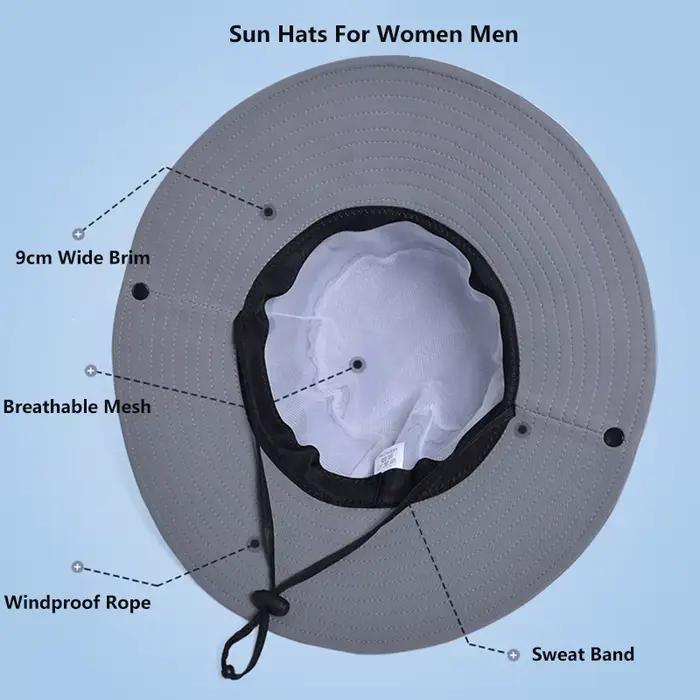 Chapeaux de soleil de Protection UV pour femmes et hommes