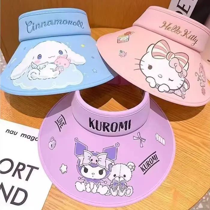 Chapeau de soleil Kawaii Hello Kitty My Melody Kuromi
