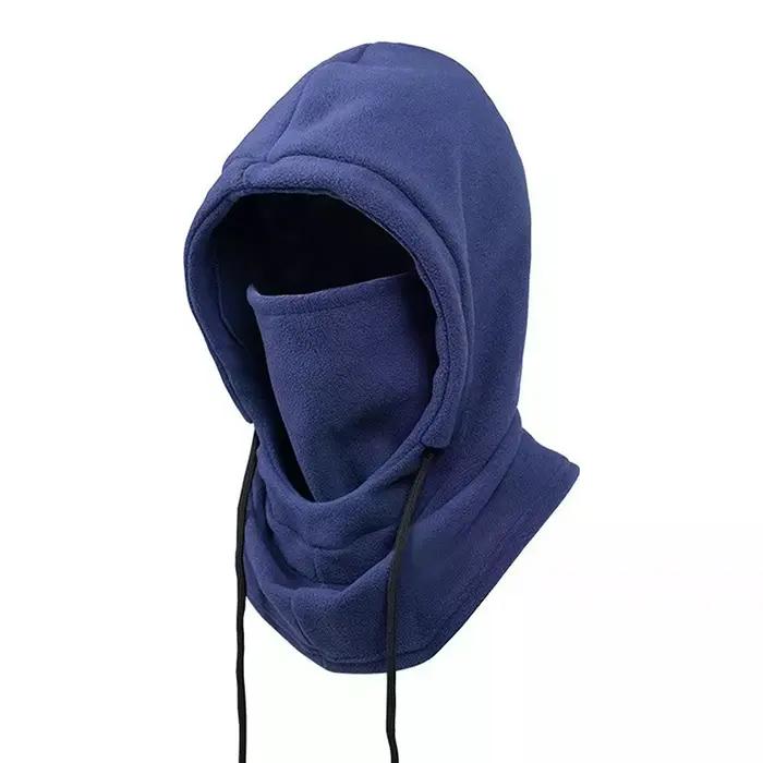 Chapeau chaud d'hiver avec masque et cache-cou unisexe cagoule