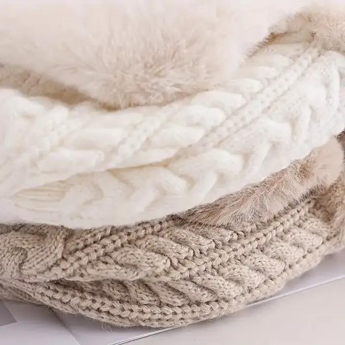Chapeau de pilote en tricot tendance pour hommes et femmes