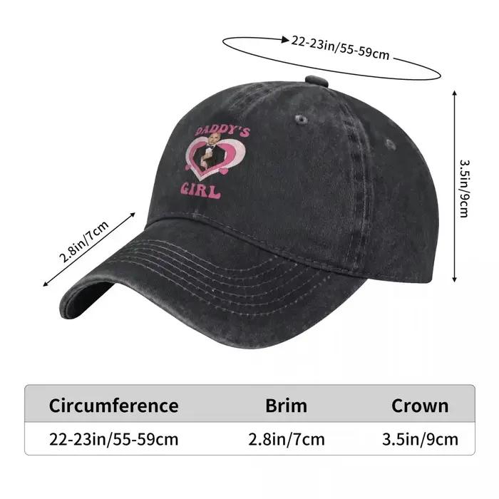 Daddys fille Pitbull Mr Worldwide hommes femmes casquettes de Baseball en détresse Denim lavé