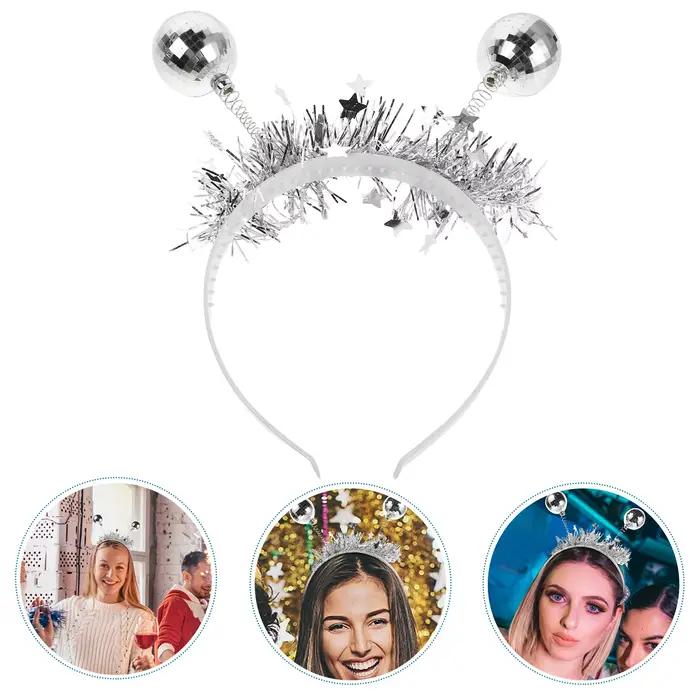 Serre-tête Disco Vintage Effet Miroir pour Fête