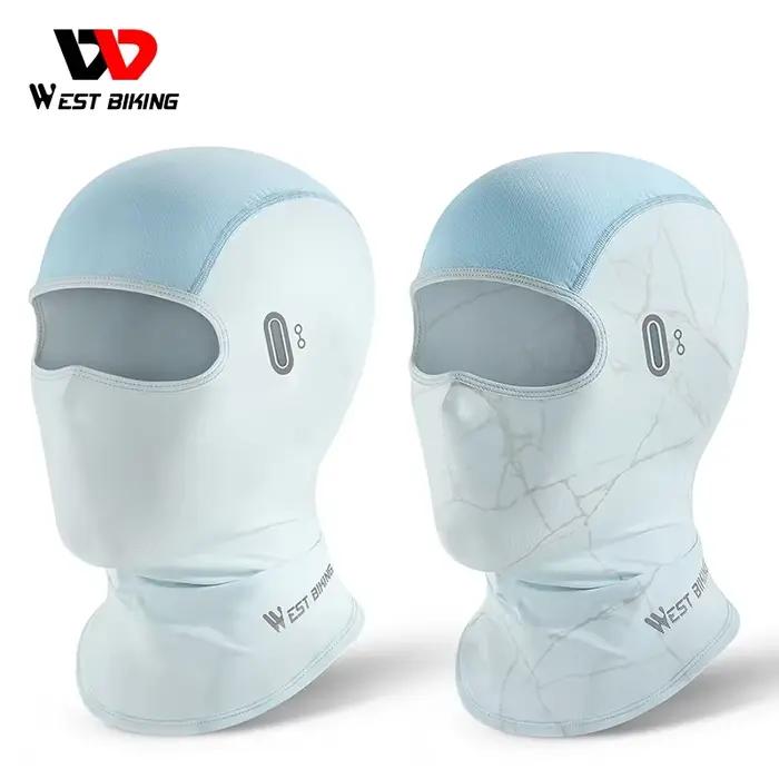 WEST BIKING-Casquettes de cyclisme respirantes à motif photochromique UV