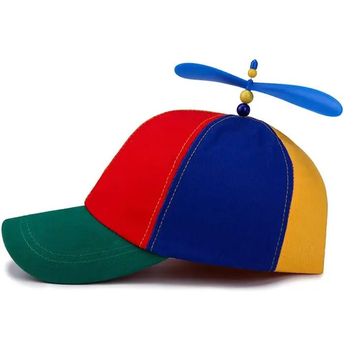 Casquette de baseball arc-en-ciel libellule en bambou, chapeau d'aventure drôle pour adultes enfants garçons filles occasions spéciales