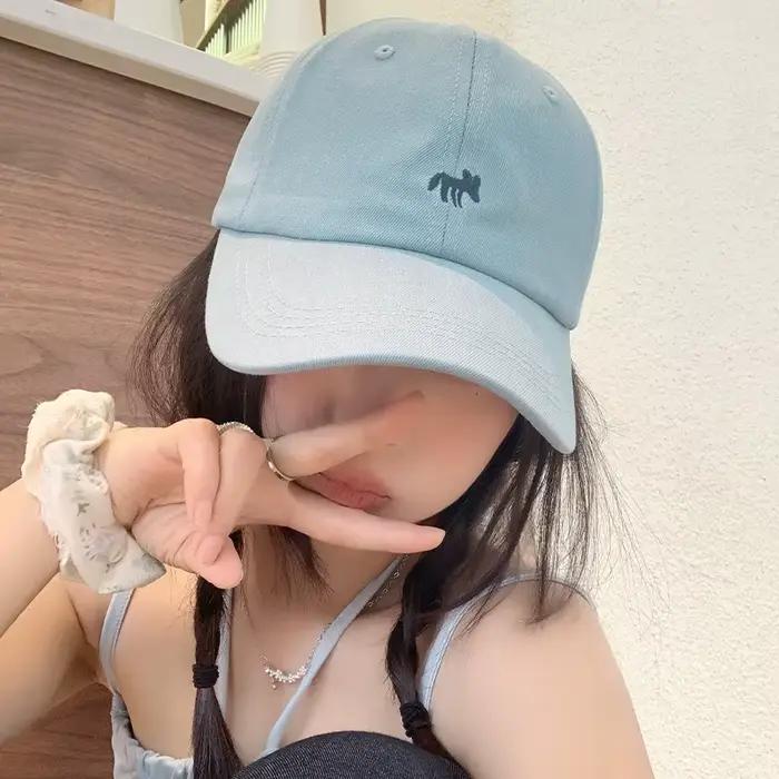 Nouvelle Casquette de Baseball Brodé Renard Mignon 2026 pour Femme