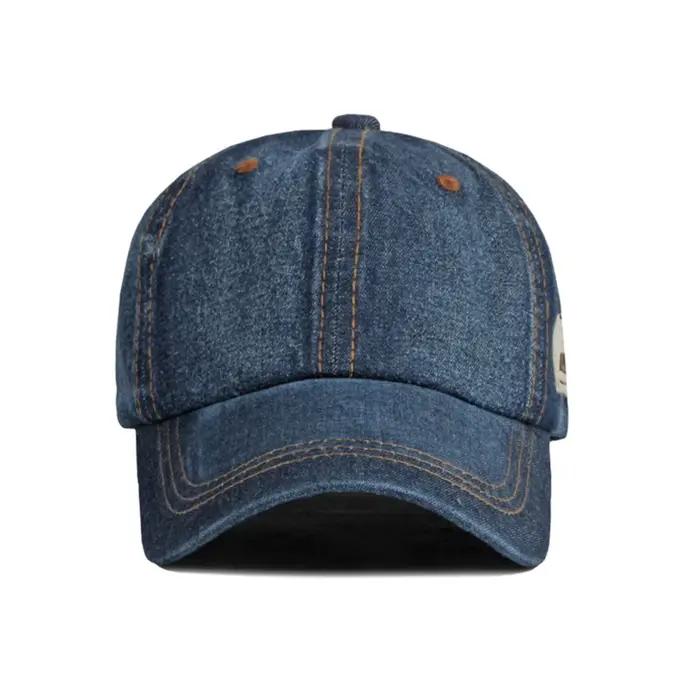 Casquette en jean bleu de marque FS pour hommes