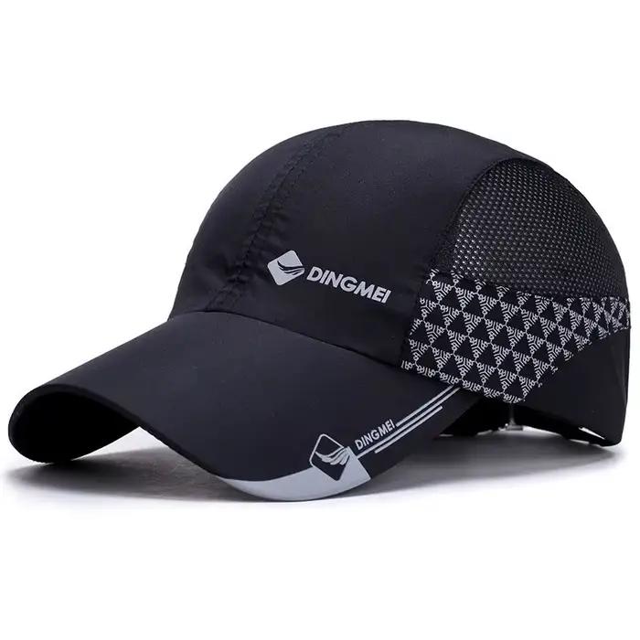 Casquette de baseball décontractée pour homme et femme protection solaire polyester printemps été extérieure ajustable six couleurs différentes