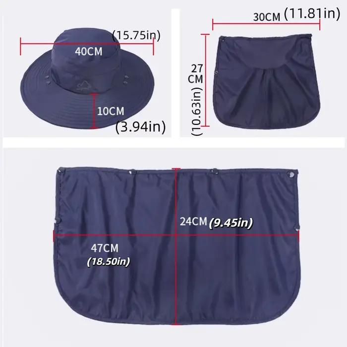 Casquette de pêcheur d'été avec Protection UV