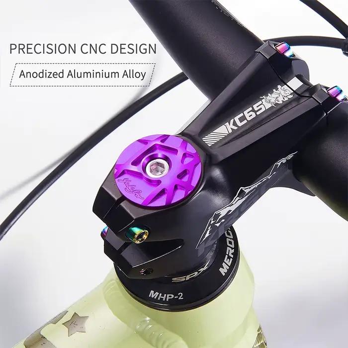 Capuchon supérieur de casque de vélo avec boulons