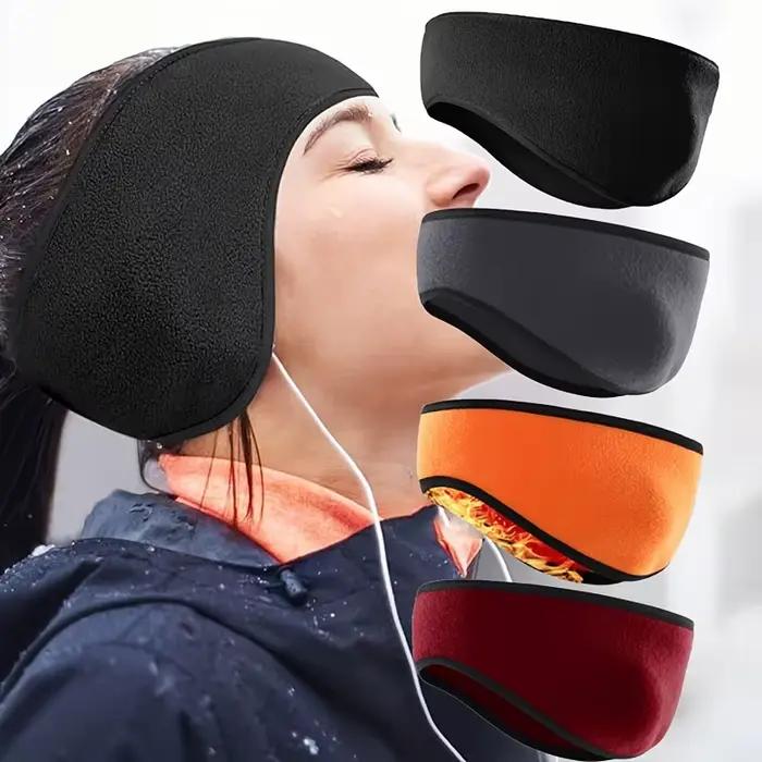 1 pièces cache-oreilles chauds unisexe hiver bandeau doux coupe-vent Protection des oreilles épaissi chaleur Sport
