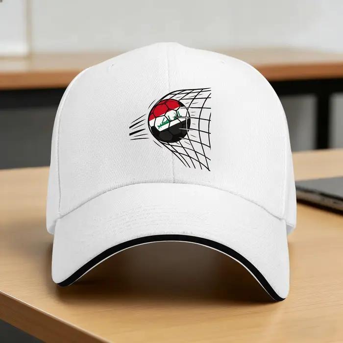 Casquette de baseball d'été unisexe avec drapeau irakien