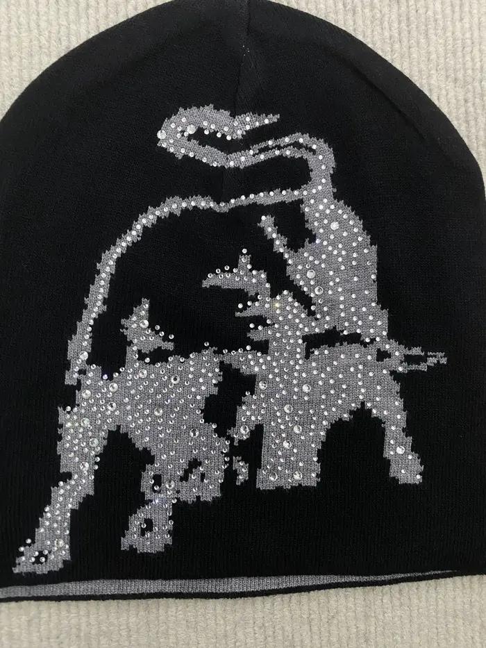Chapeau tricoté en Jacquard avec Alphabet Hip Hop de rue américaine