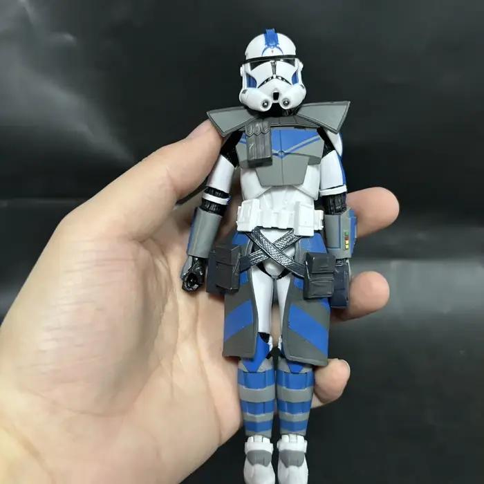 Star Wars série noire mandalorien Boba Fett Stormtrooper trappeur loup Obi-Wan Kenobi figurine modèle jouet passe-temps cadeau