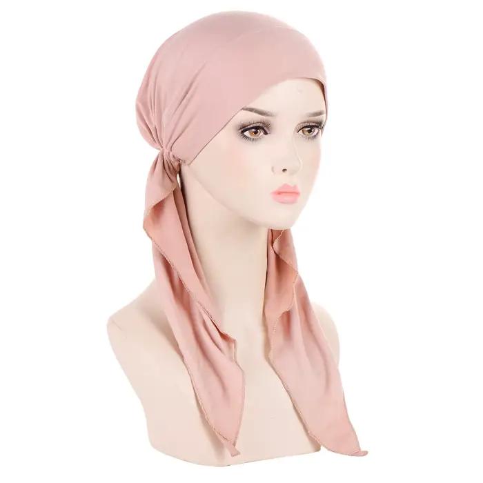 Bonnet turban chimio pour femme
