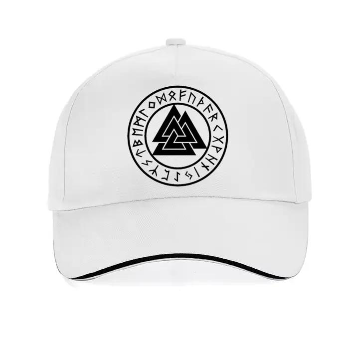 Casquette de baseball style nordique Viking avec perles runiques