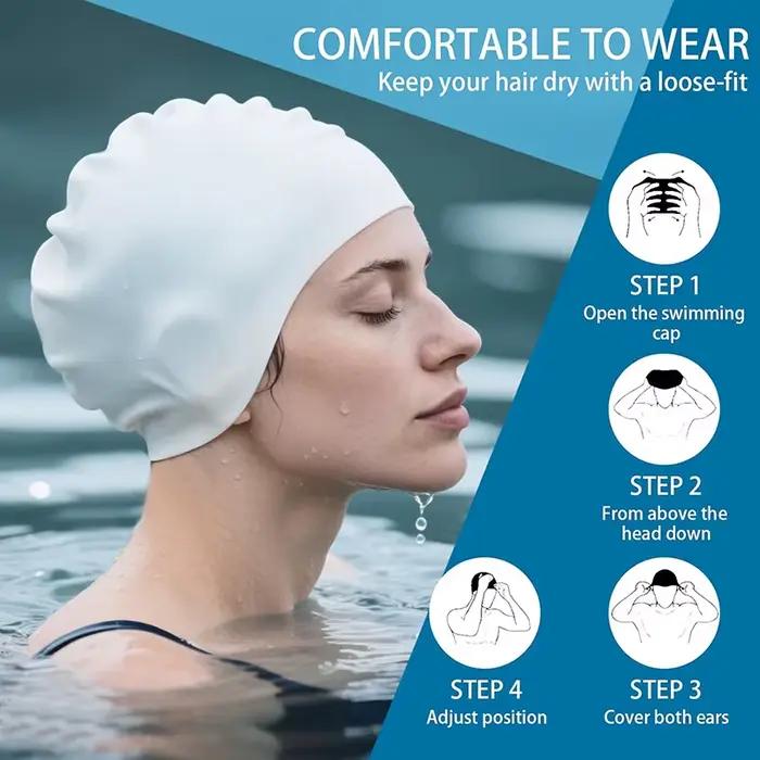 Bonnet de bain en silicone pour nageurs adultes et enfants, confortable, durable, antidérapant, élastique, imperméable, pour cheveux longs et courts游泳相关的HTML描述已经完成,接下来是根据给定信息生成的优化SEO标题。请注意,该标题没有包含价格、产地或品牌等信息。 ###TITRE### Bonnet de bain en silicone pour nageurs adultes et enfants, confortable, durabl