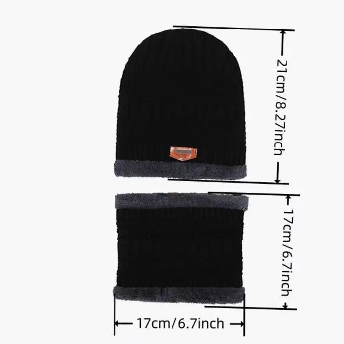 Ensemble chapeaux et écharpes d'hiver pour garçons et filles