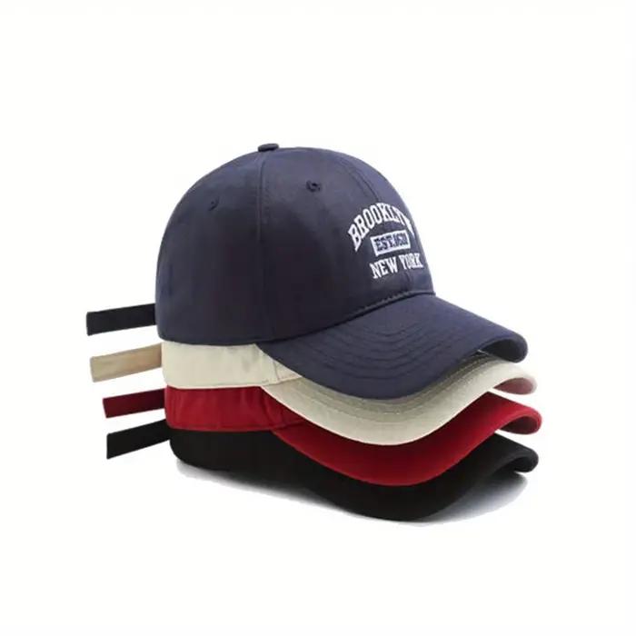 Mode hommes femmes BROOKLYN Baseball coton réglable Snapback chapeau broderie