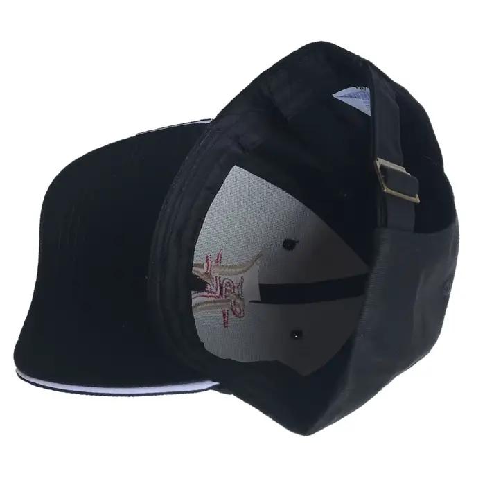 Casquette de Baseball avec broderie noire
