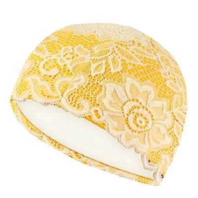 Bonnet de bain en dentelle pour femme