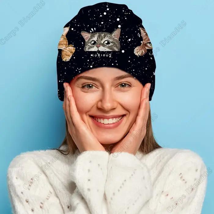 Bonnet de chat mignon pour hommes et femmes