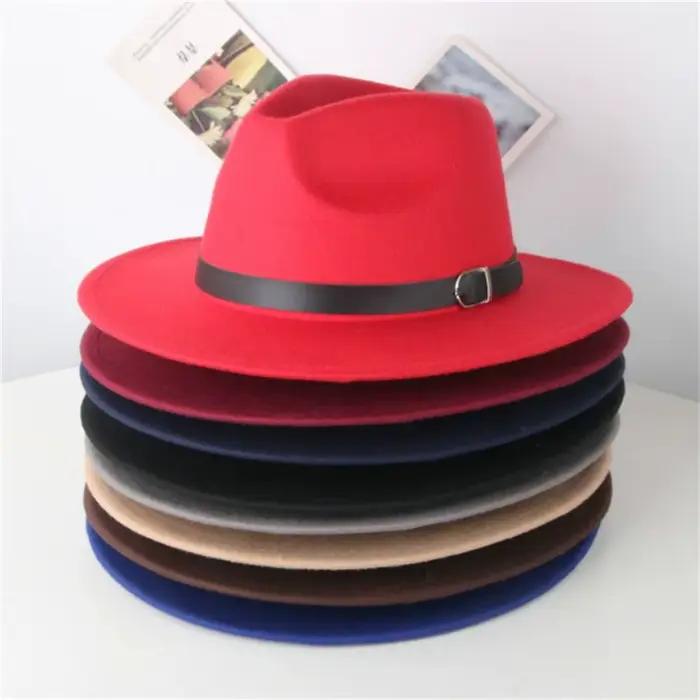 Chapeau Fedora britannique classique à large bord