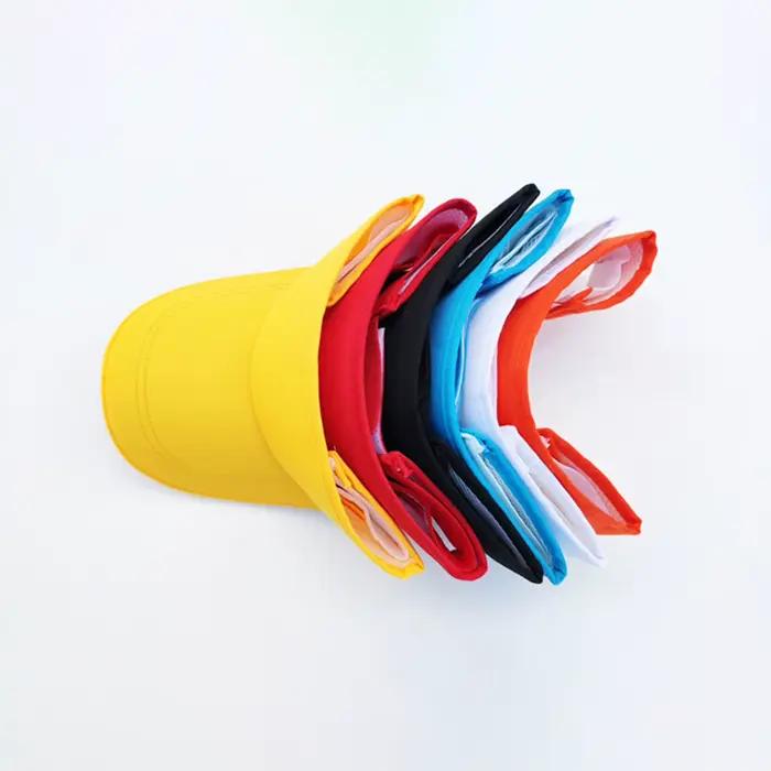 Sport pare-soleil chapeaux hommes femmes respirant réglable vide haut coton casquettes de Baseball pour voyage