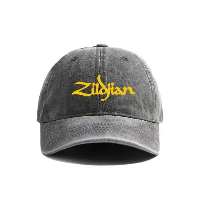 2025 Zildjian casquettes de Baseball chapeaux en détresse casquette hommes femmes rétro en plein air été réglable