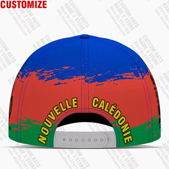 Casquette de baseball personnalisable Nouvelle-Calédonie sport et voyage occasionnels style unique protection solaire ajustement réglable