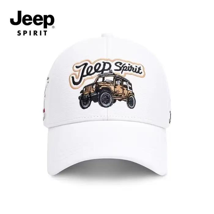 Casquette de baseball brodée en coton pur de haute qualité Jeep 2026